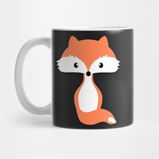 Cute fox in coral Mug